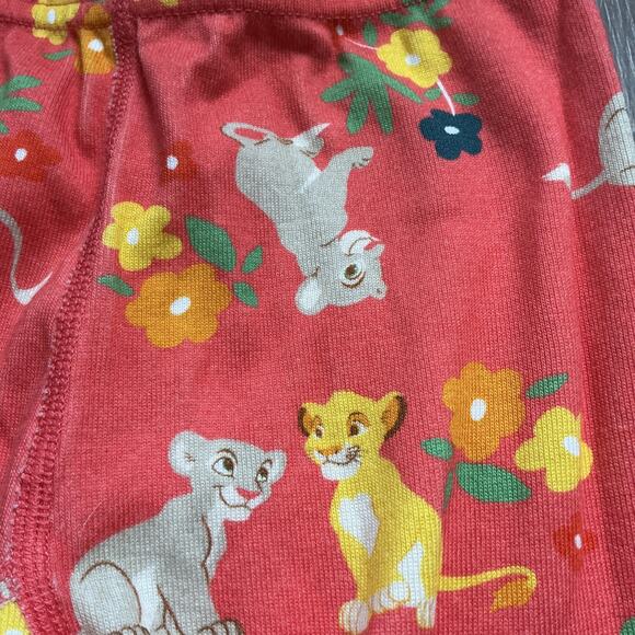 Hanna Andersson‎ Orange Lion King Long John PJ Pajama Set Size 90 (3T) - Picture 3 of 8